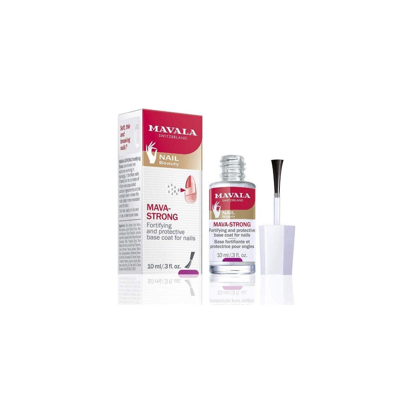 Mavala Mava-strong Fortifying & Protective Base Coat 0.3 Oz Nail Base Coat Pasteur Pharmacy