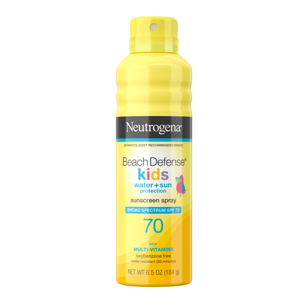 Neutrogena Beach Defense Kids Sunscreen Spray Spf 70, 6.5 Oz Sunscreen Pasteur Pharmacy