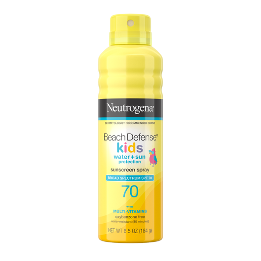 Neutrogena Beach Defense Kids Sunscreen Spray Spf 70, 6.5 Oz Sunscreen Pasteur Pharmacy