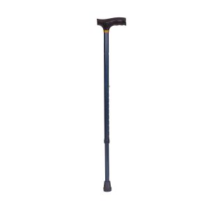Adjustable Aluminum Walking Cane with Derby Handle Blue Ice Canes & Walking Sticks Pasteur Pharmacy
