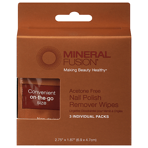 Mineral Fusion Nail Polish Remover Wipes - Case Of 15 Nail Polishes Pasteur Pharmacy
