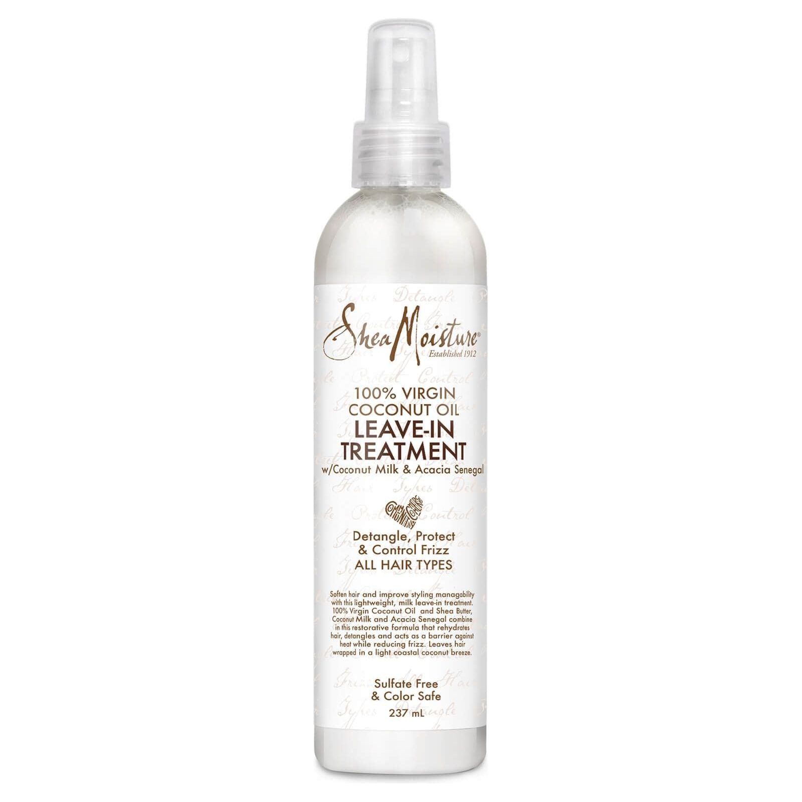 Shea Moisture 100% Virgin Coconut Oil Leave In Treatment 237ml Hair Treatment Pasteur Pharmacy