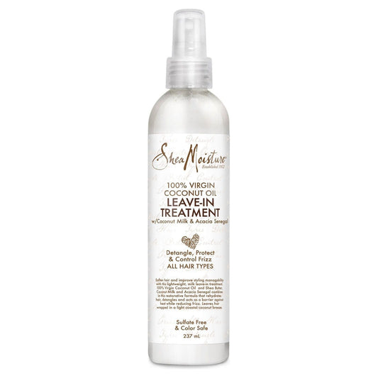 Shea Moisture 100% Virgin Coconut Oil Leave In Treatment 237ml Hair Treatment Pasteur Pharmacy