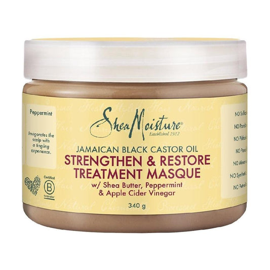 Shea Moisture Strengthen, Grow & Restore Treatment Masque 340g Hair Treatment Masque Pasteur Pharmacy