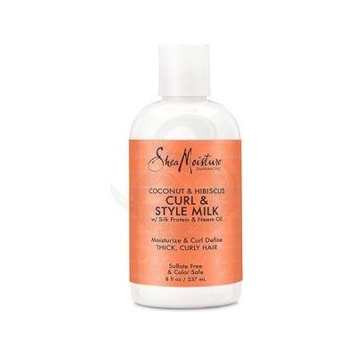 SheaMoisture Curl & Style Milk, Coconut & Hibiscus 236ml Curl & Style Milk Pasteur Pharmacy