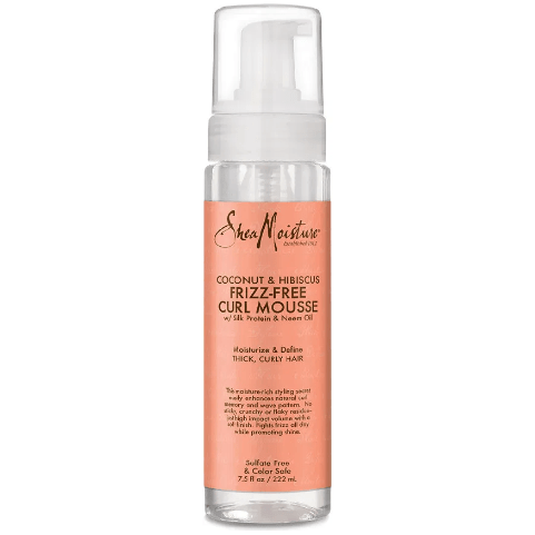 SheaMoisture Coconut & Hibiscus Frizz-Free Curl Mousse 220ml Curl Mousse Pasteur Pharmacy