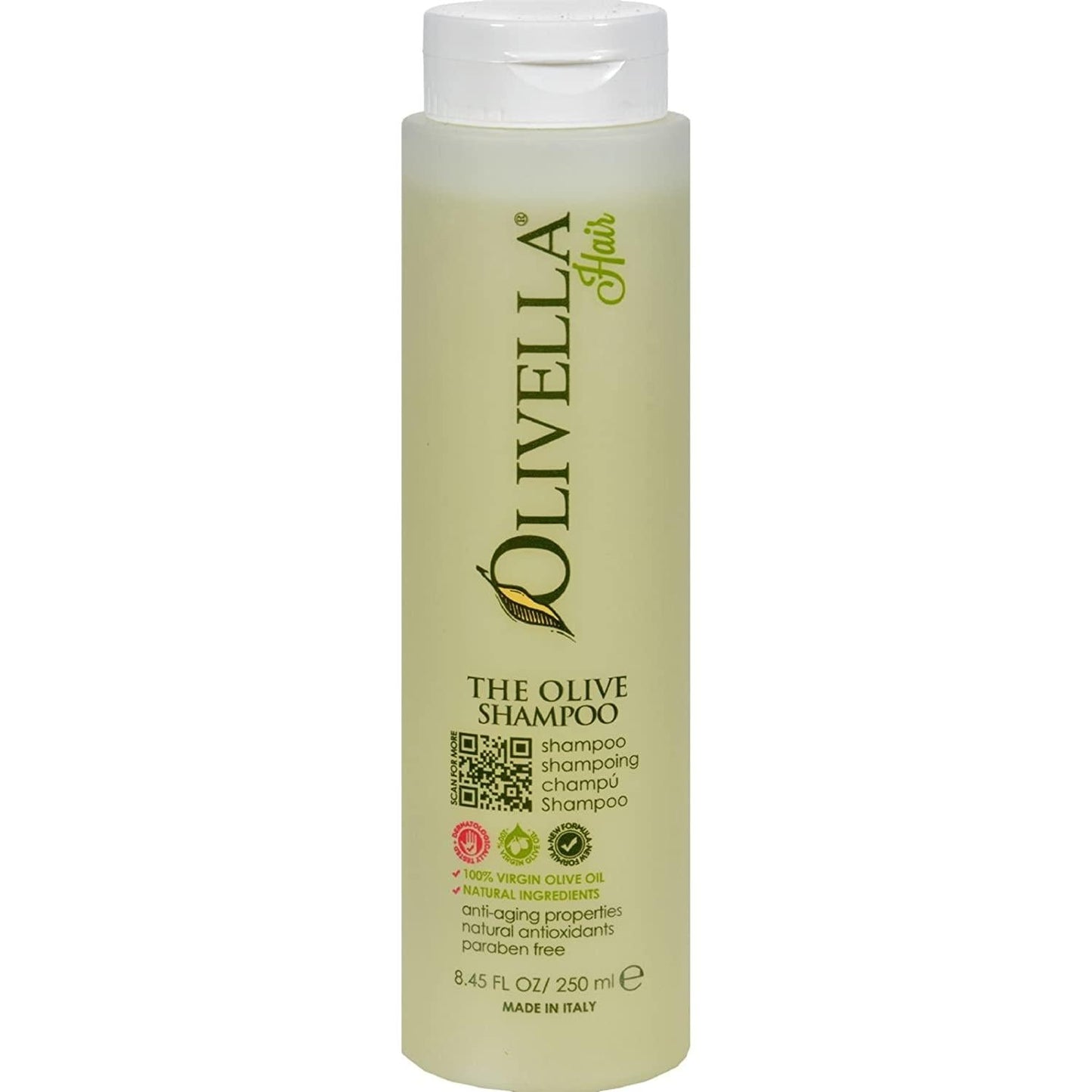 Olivella The Olive Shampoo Natural Formula 8.5 fl oz Shampoo Pasteur Pharmacy