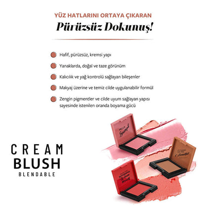 Pastel Profashion Cream Blush N.º 42 - Fórmula ligera | Libre de crueldad animal