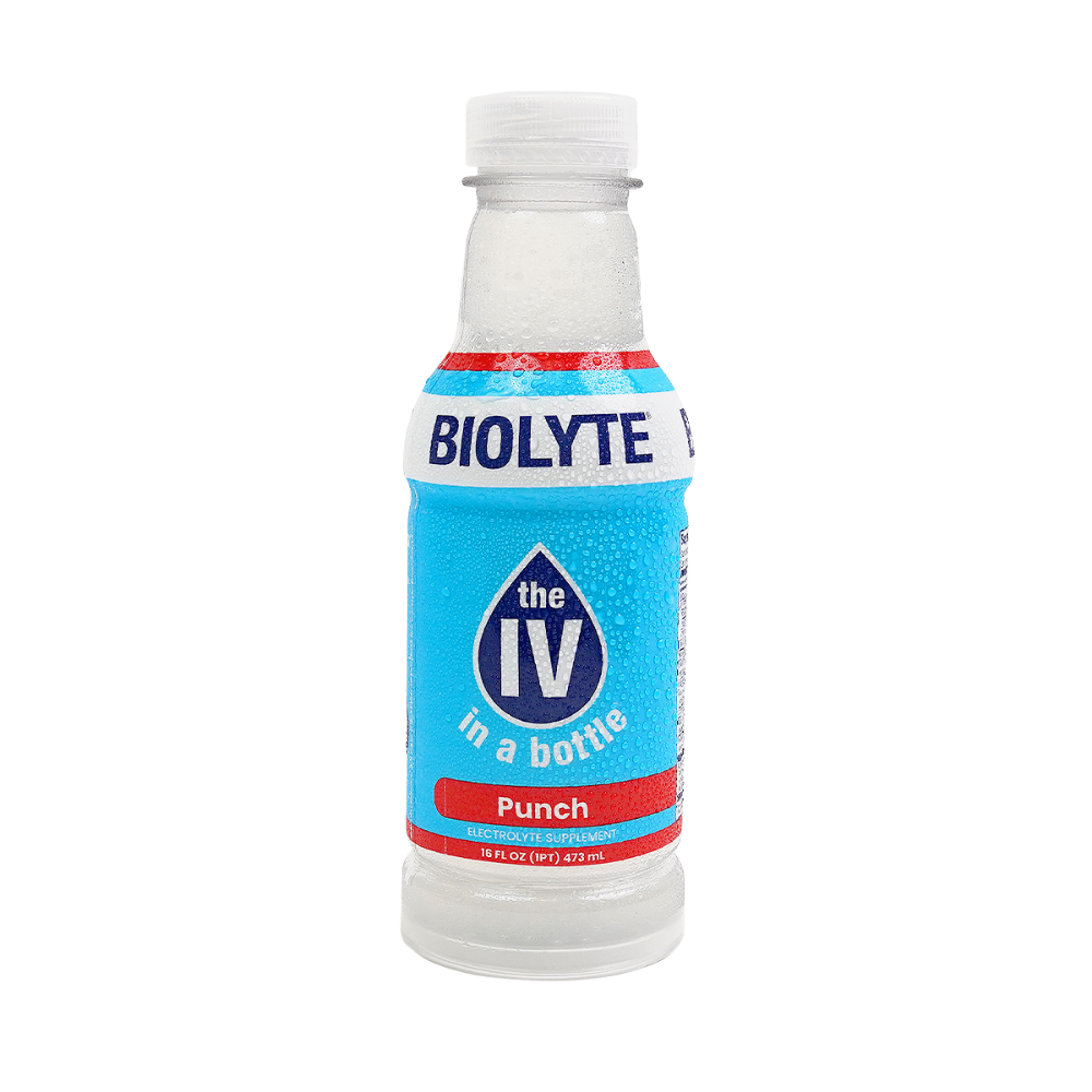 Biolyte Premium Fruit Punch Electrolyte Supplement 16 Fl Oz Water Pasteur Pharmacy