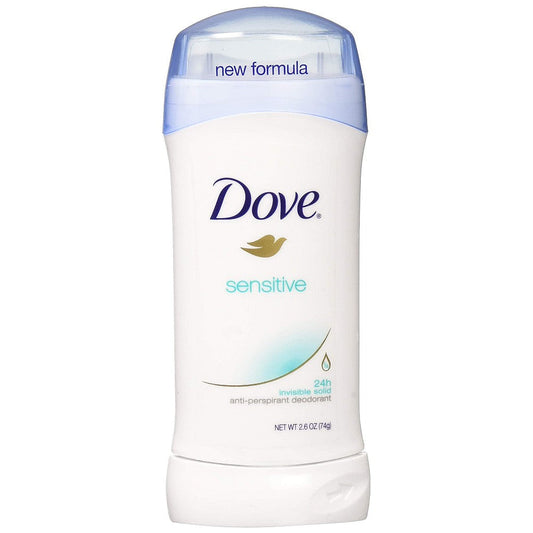 Dove Sensitive Skin Invisible Solid Antiperspirant And Deodorant Stick, 2.6 Ounce Deodorant & Anti-Perspirant Pasteur Pharmacy