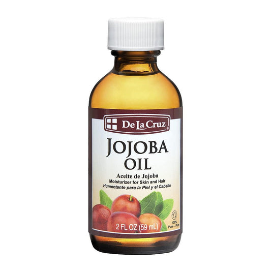 De La Cruz Jojoba Oil - Cold-Pressed - 2 Fl Oz Cuticle Cream & Oil Pasteur Pharmacy