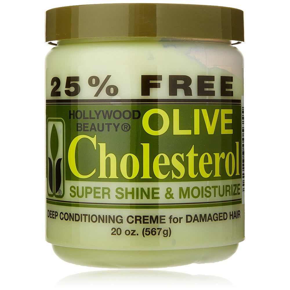 Hollywood Beauty Olive Cholesterol Deep Conditioning Creme 20 Oz