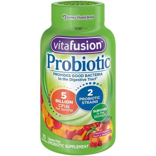 Vitafusion™ Probiotic Gummies – Natural Fruit Flavors Vitamins & Supplements Pasteur Pharmacy