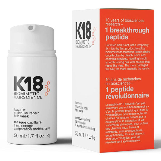 K18 Leave In Molecular Repair Hair Mask 50 Ml Masks Pasteur Pharmacy