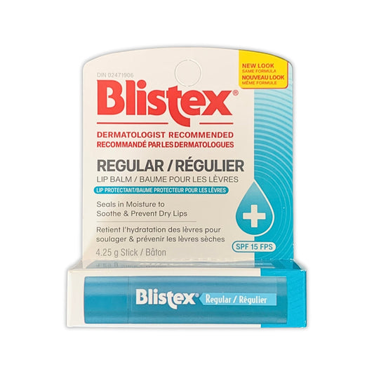 Blistex Medicated Lip Balm Stick, Original, SPF 15, 0.15 Oz Lip Balms & Treatments Pasteur Pharmacy