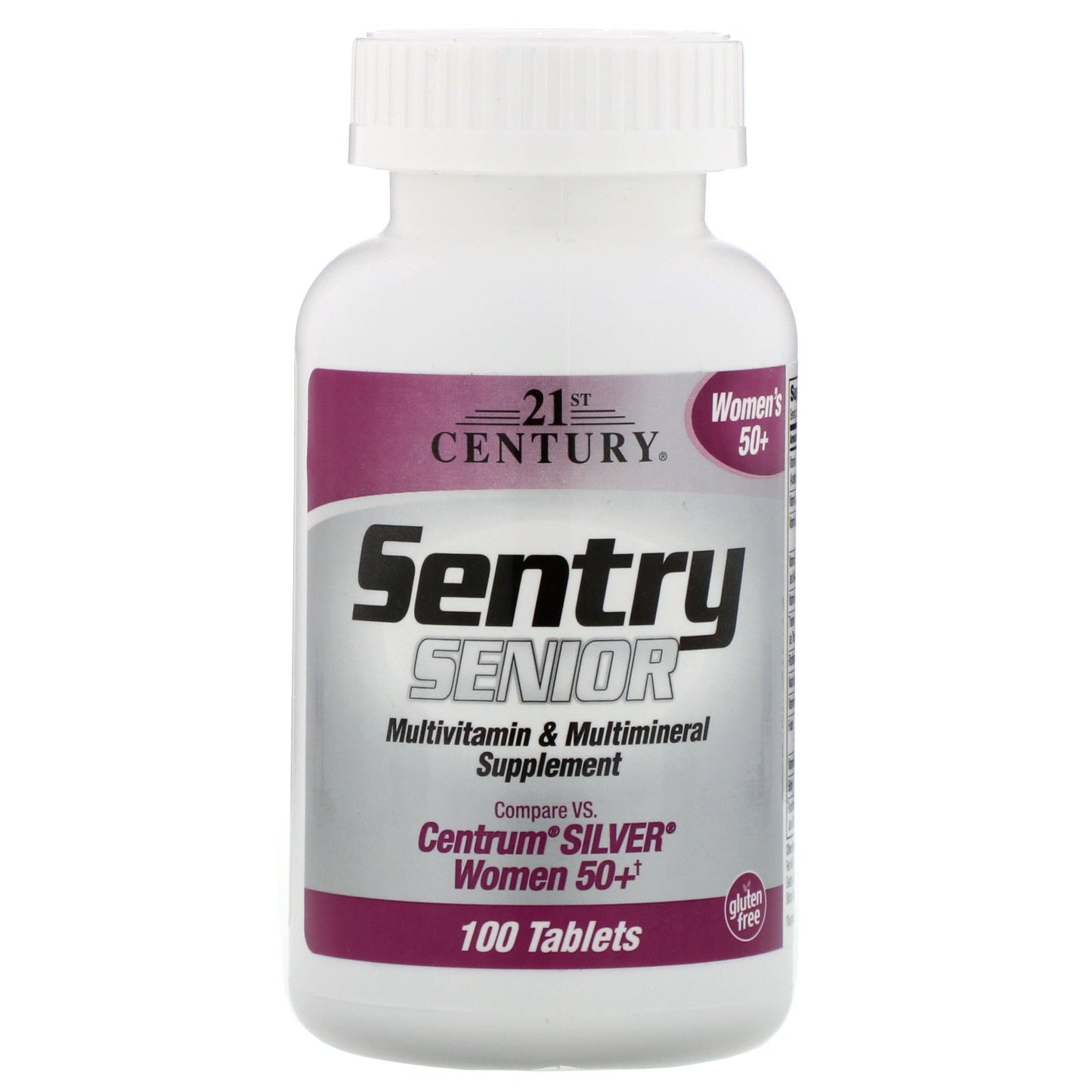 21st Century Sentry Senior 50 Womens Tablets 100Ct Vitamins & Supplements Pasteur Pharmacy