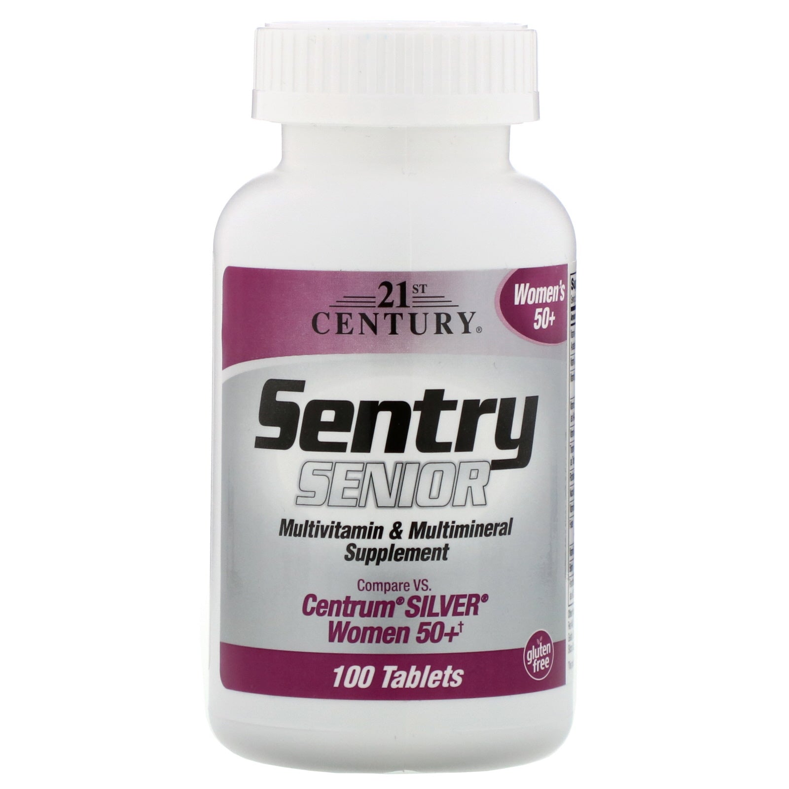 21st Century Sentry Senior 50 Womens Tablets 100Ct Vitamins & Supplements Pasteur Pharmacy