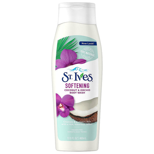 St. Ives Softening Body Wash Coconut And Orchid, 13.5 Oz