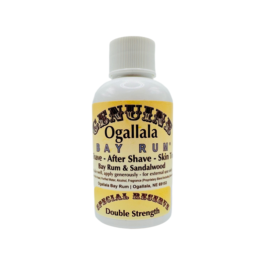 Ogallala Bay Rum & Sandalwood Double Strength Pre Shave - After Shave - Skin Toner 2 Oz Pre-Shave After Shave - Skin Toner Pasteur Pharmacy