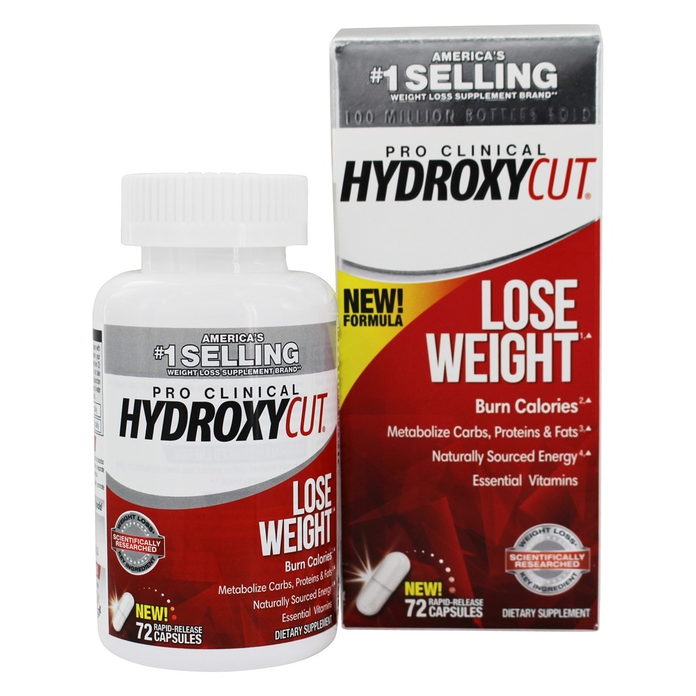 Hydroxycut Pro Clinical para perder peso, 72 cápsulas de liberación rápida
