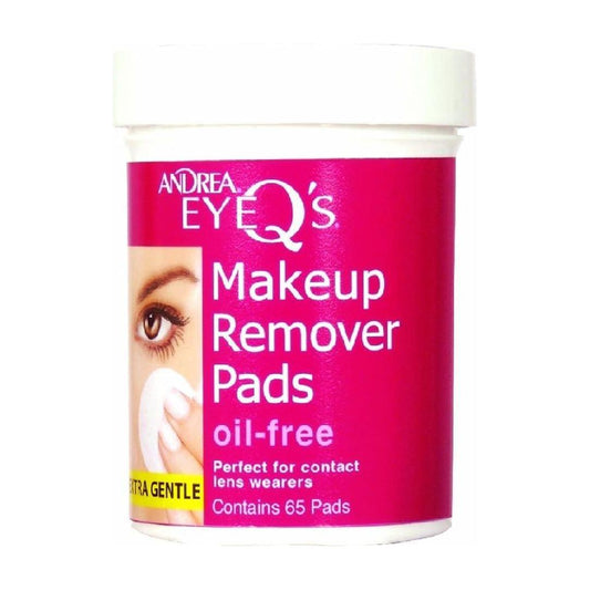 Andrea Eye Q's Eye Makeup Remover Pads Oil-Free 65 Pads Eye Makeup Remover Pasteur Pharmacy