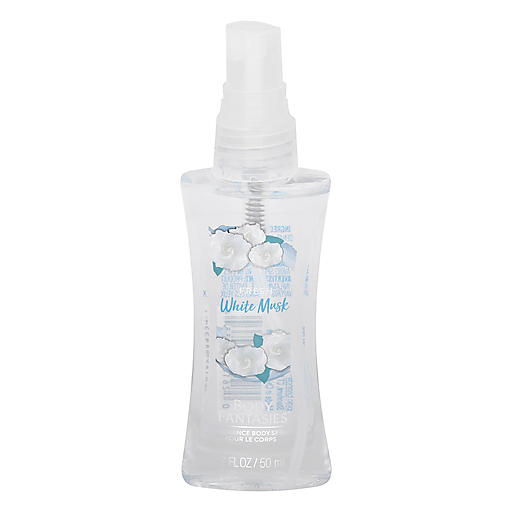 Body Fantasies Signature White Musk Fragrance Body Spray, Long-Lasting Floral Musk Scent, 1.7 oz Perfume & Cologne Pasteur Pharmacy