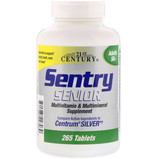 21st Century Sentry Senior – Multivitamin &amp; Multimineral Supplement for Adults 50+ (265 Tablets) Vitamins & Supplements Pasteur Pharmacy