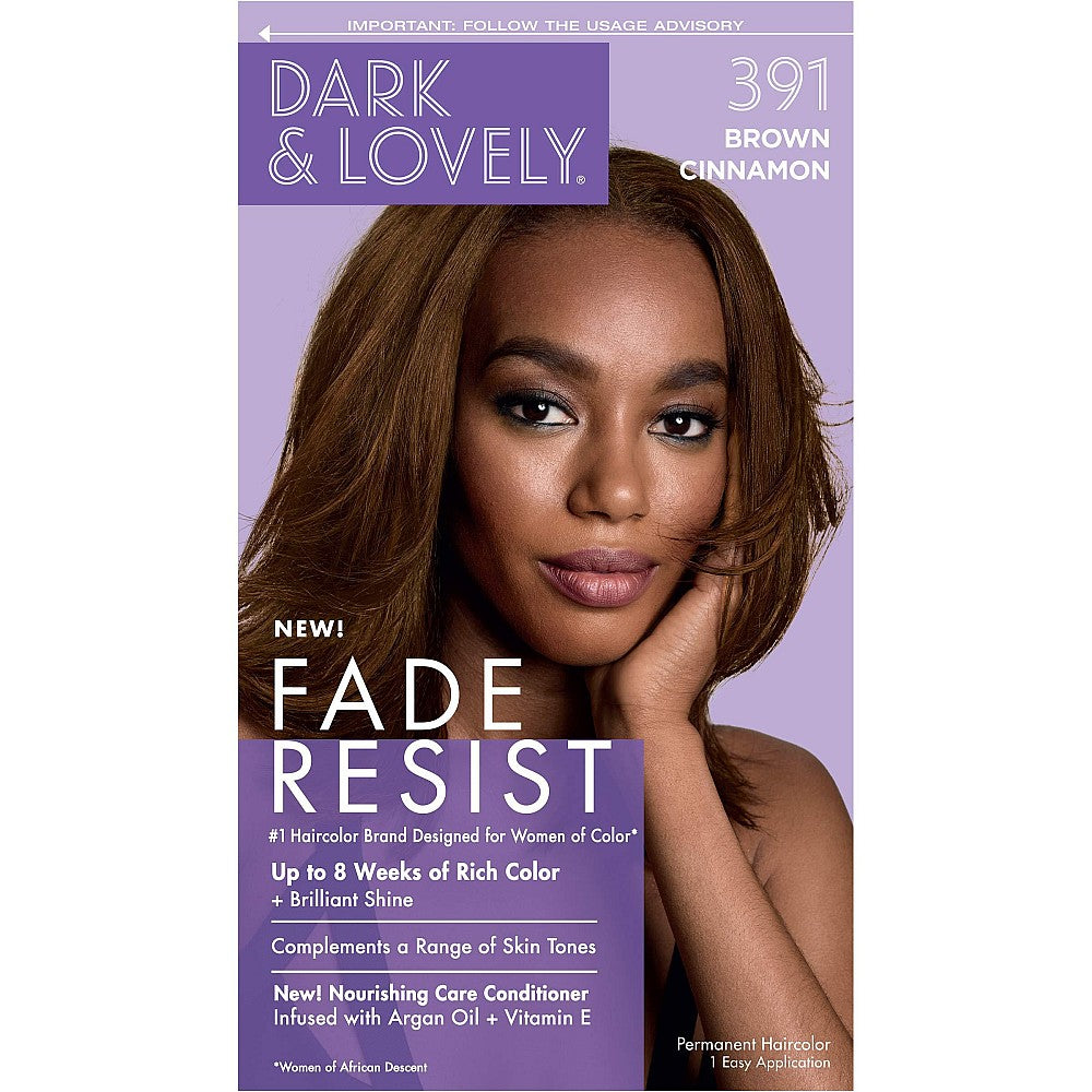 Dark and Lovely SoftSheen-Carson Fade Resist Rich Conditioning Hair Color, Brown Cinnamon, 1 Kit Hair Color Pasteur Pharmacy Default Title