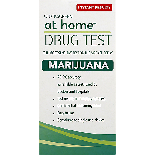 At Home QuickScreen Drug Test 1 Ea P Drug Tests Pasteur Pharmacy
