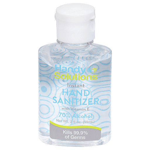 Handy Solutions Hand Sanitizer, Instant 2 Fl Oz Medicine & Drugs Pasteur Pharmacy