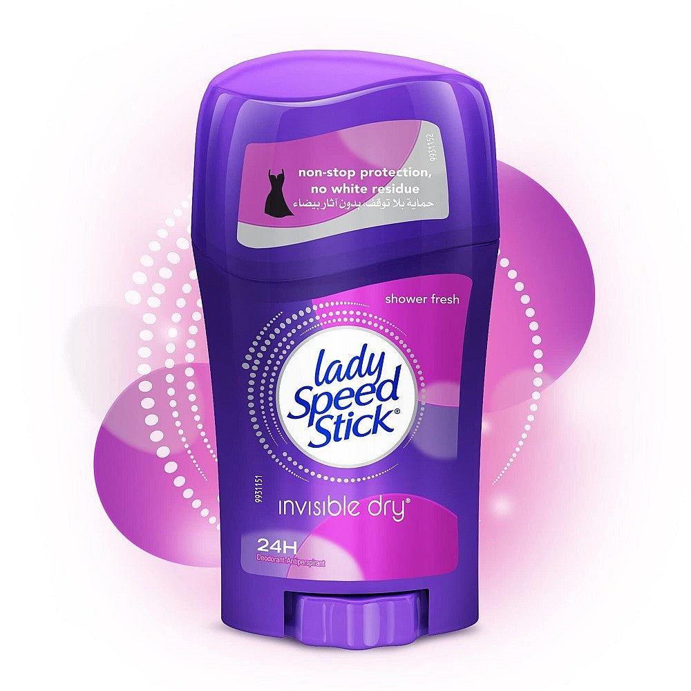 Lady Speed Stick Invisible Dry Antiperspirant/Deodorant Shower Fresh Deodorant Pasteur Pharmacy