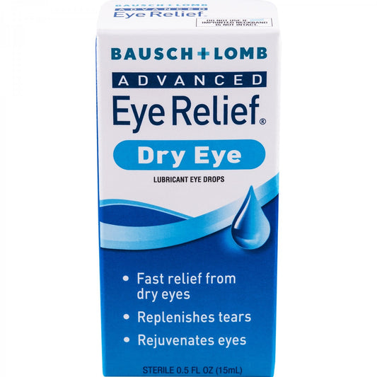 Bausch + Lomb Advanced Dry Eye Relief Lubricant Drops, Rejuvenation 0.5 Fl Oz Personal Care Pasteur Pharmacy