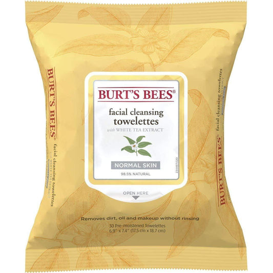 Burt's Bees Facial Cleansing Towelettes With White Tea Extract 2pk Facial Cleansing Towelettes Pasteur Pharmacy