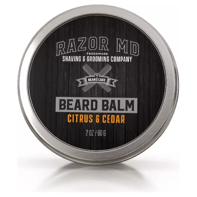 Razor MD Rx Citrus & Cedar Beard Balm 2 Oz Beard Balm Pasteur Pharmacy