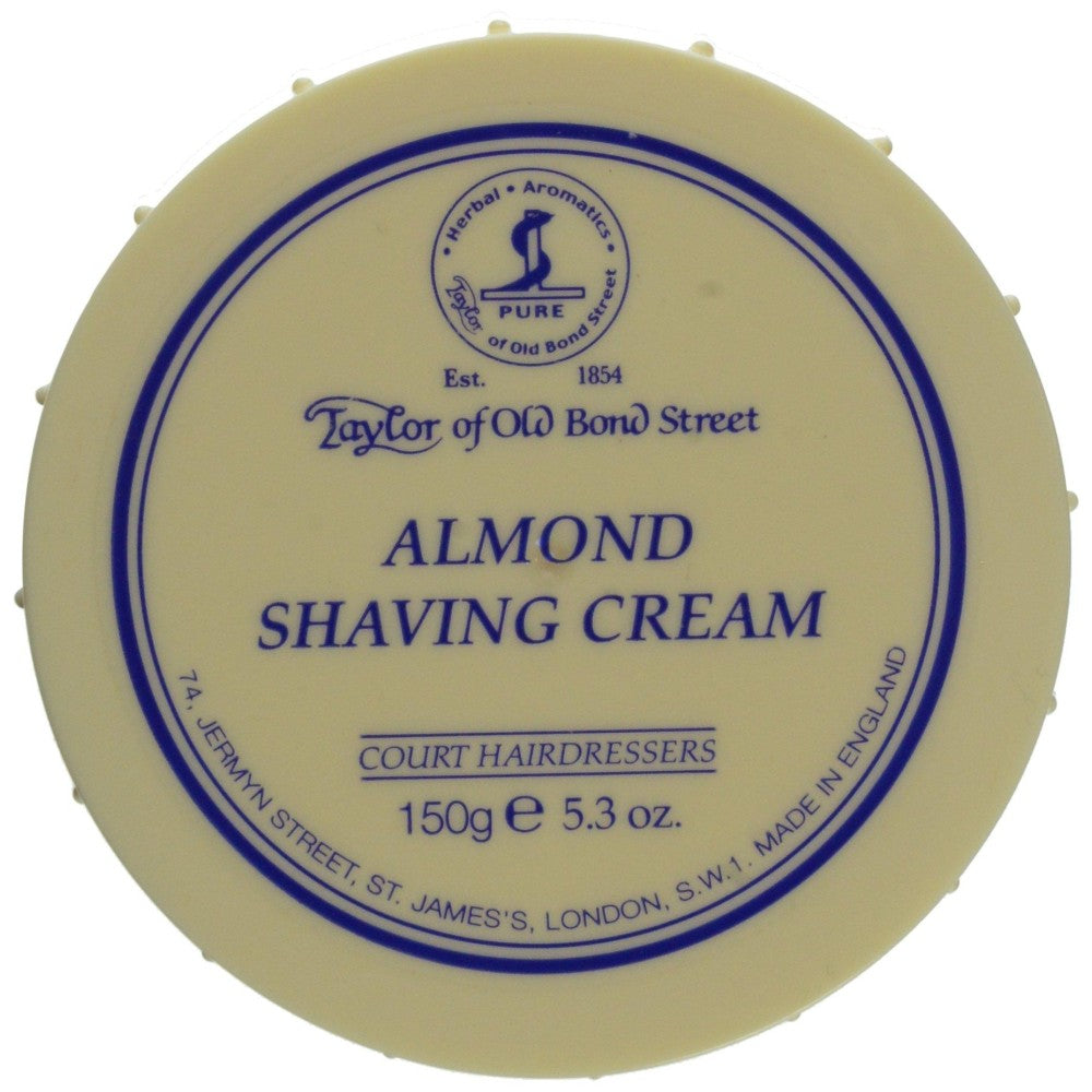 Crème à raser Taylor of Old Bond Street à l'amande, bol de 150 g