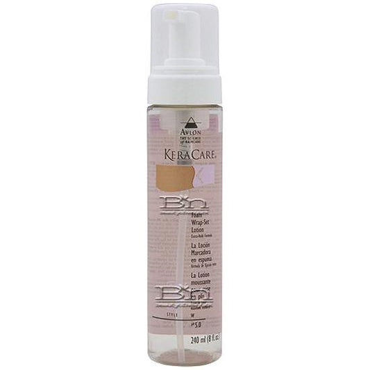 Avlon KeraCare Foam WrapSet Lotion Extra Hold Formula 8 oz Hair Styling Product Pasteur Pharmacy