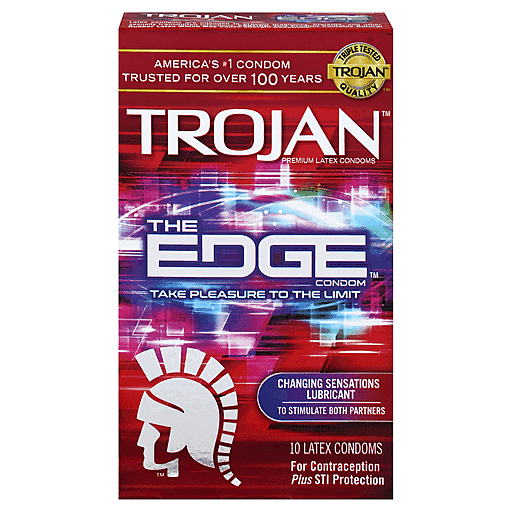 Trojan The Edge Premium Lubricated Condoms
