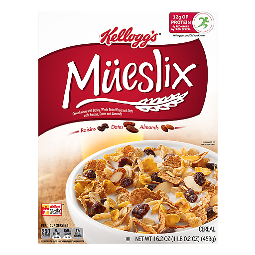 Mueslix Cereal, Raisins, Dates, Almonds 16.2 Oz