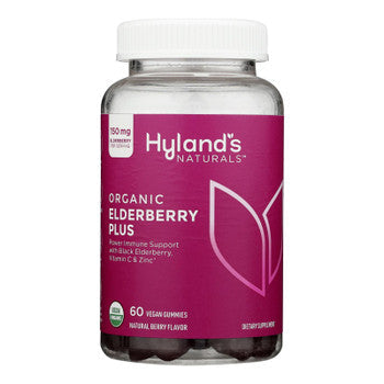 Hyland's Naturals Organic 150 Mg Elderberry Plus 60Ct Vitamins & Supplements Pasteur Pharmacy
