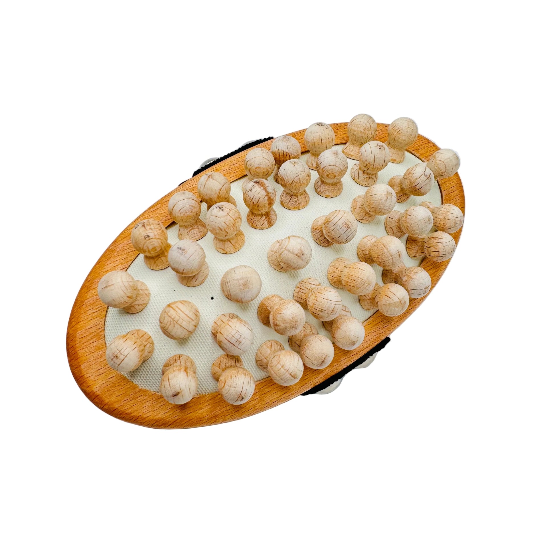 Dural Massage Brush Olive Wood Wooden Knobbles With Beechwood Handle Massage Brush Pasteur Pharmacy