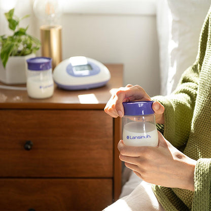 Tétine pour biberon Lansinoh NaturalWave – Anti-colique, sans BPA, facilite la transition de l'allaitement au biberon pour les nouveau-nés et les nourrissons