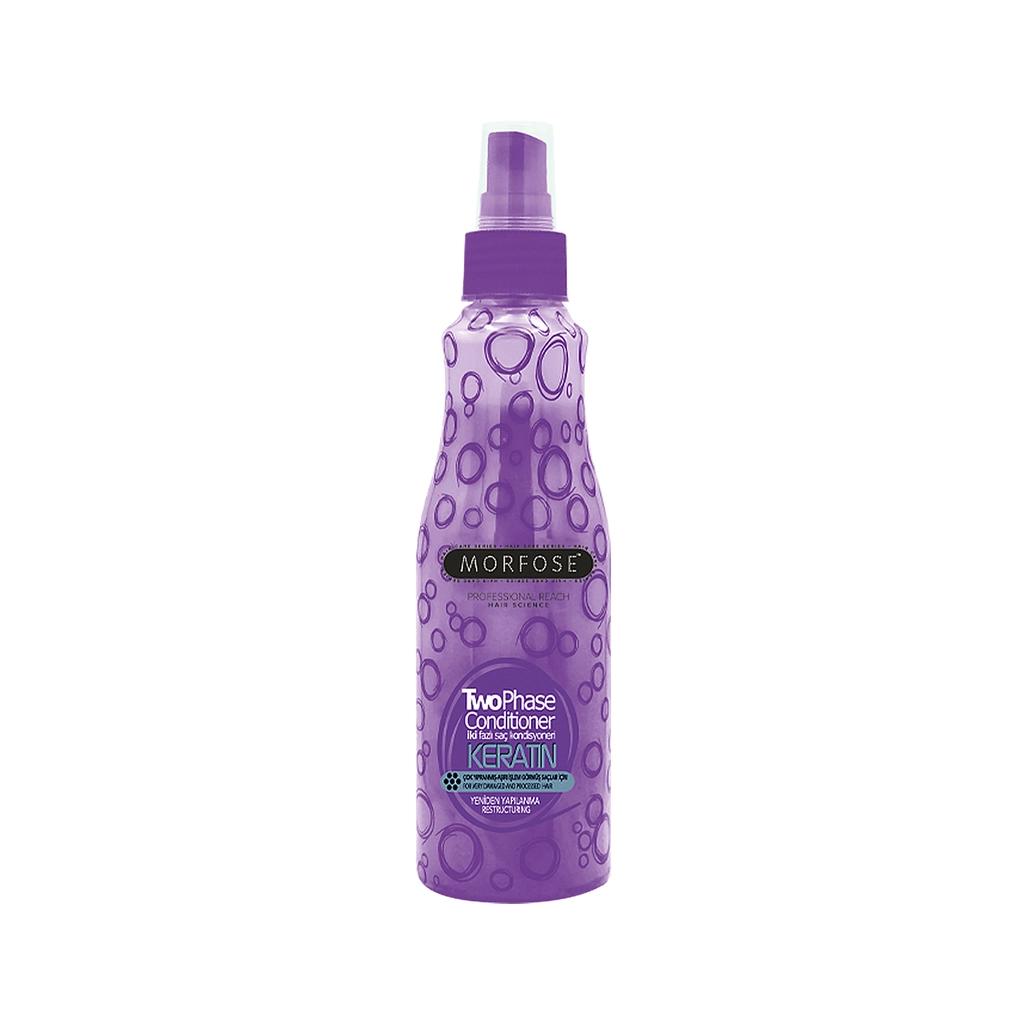 Acondicionador bifásico en spray con queratina Morfose 220 ml