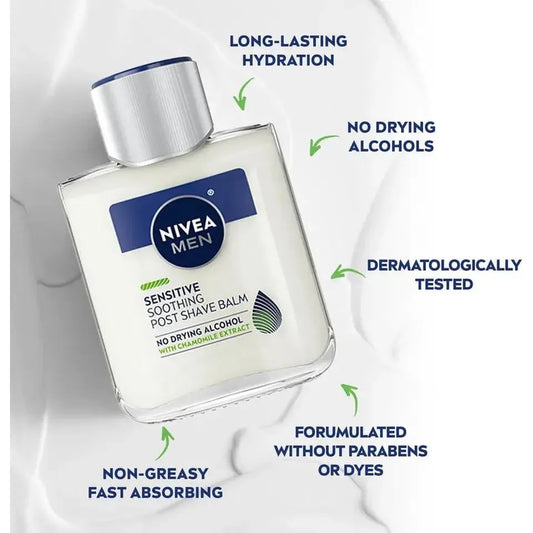 Nivea Men Sensitive Soothing Post Shave Balm 3.3 oz Post Shave Balm Pasteur Pharmacy