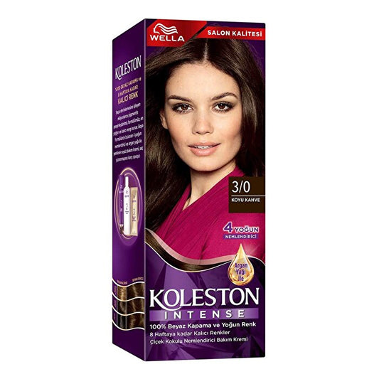 Coloration permanente Wella Koleston Intense 3/0 Brun foncé | 1,7 oz