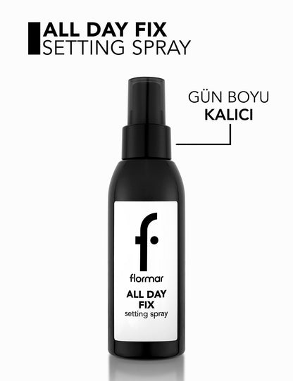 Spray fixateur semi-mat All Day Fix Flormar 125 ml