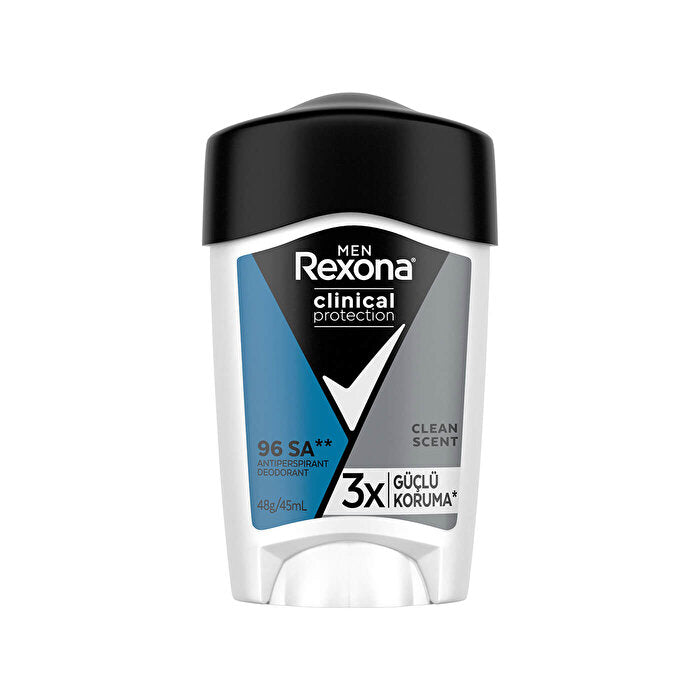 Rexona Men Clinical Protection Stick Deodorant Clean Scent - 45ml