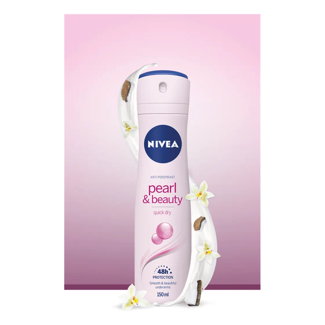 Nivea Pearl & Beauty 48h Protection Anti-Perspirant Spray 150ml Anti-Perspirant Spray Pasteur Pharmacy
