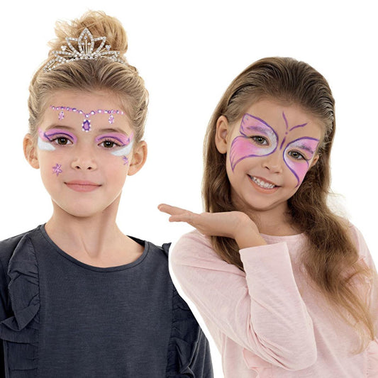 Carioca Face Paint for Kids - 3 Assorted Non-Toxic Water-Based Colors, Dermatologically Tested, Easy Clean-Up