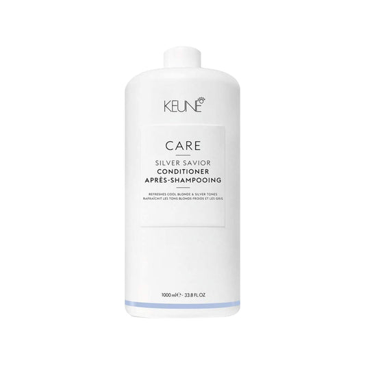 Crème capillaire Keune Silver Savior pour cheveux gris, blancs et platine - Soin nourrissant et hydratant 1000 ml