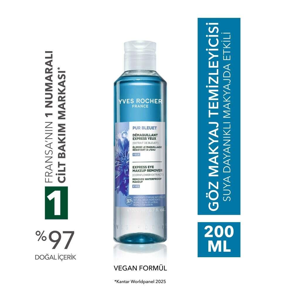 Yves Rocher Pur Bleuet Express Eye Makeup Remover for All Skin 200ml